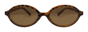 Óculos de Sol Canela Oval Tartaruga Lente Marrom